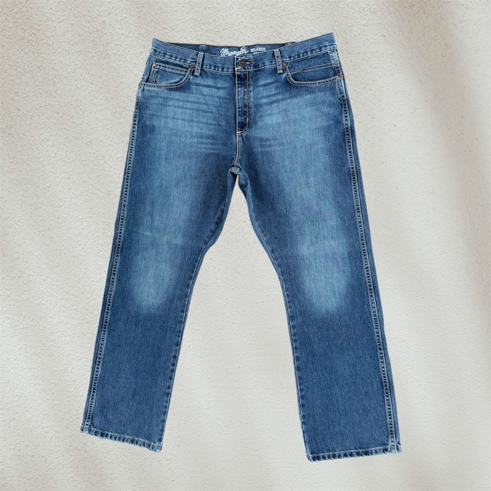 Wrangler Retro Relaxed Bootcut Western Blue Jeans (WRT20RT) ~ Men’s 38x32